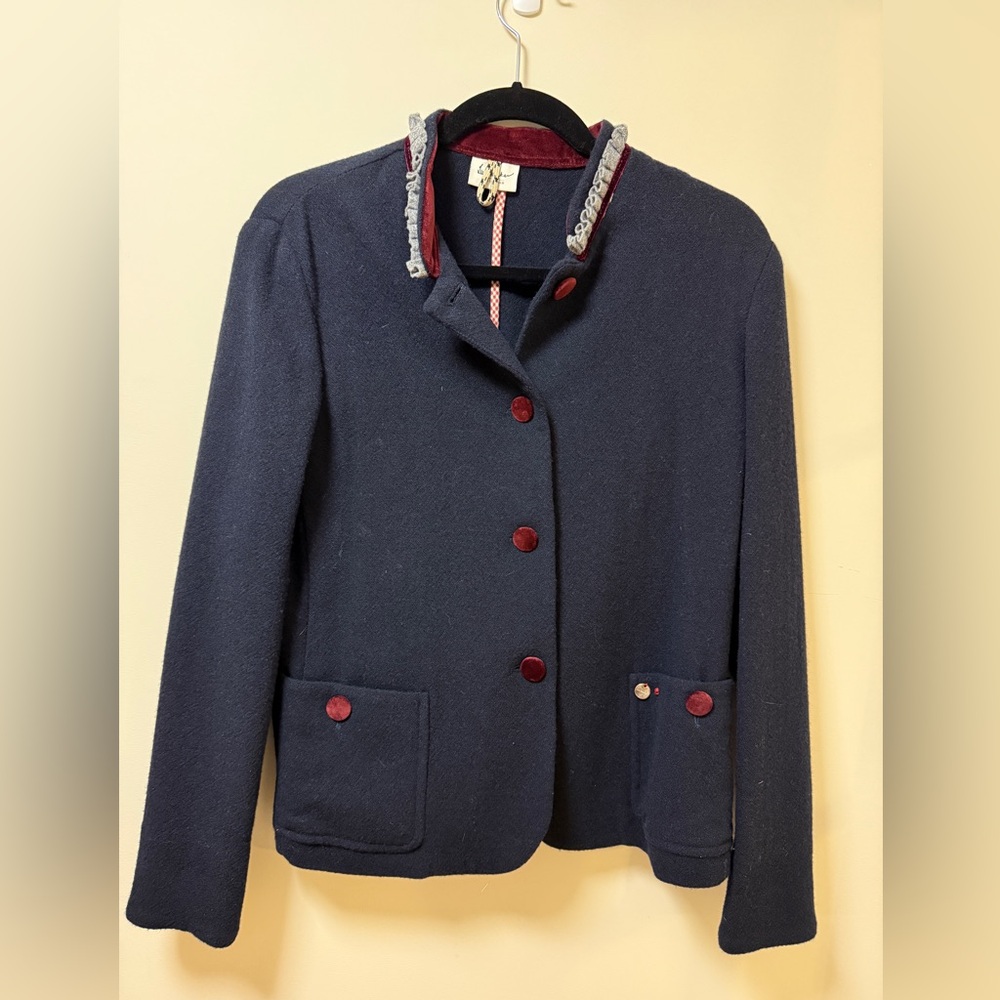 Luis Tranker Navy Blue Women's Jacket